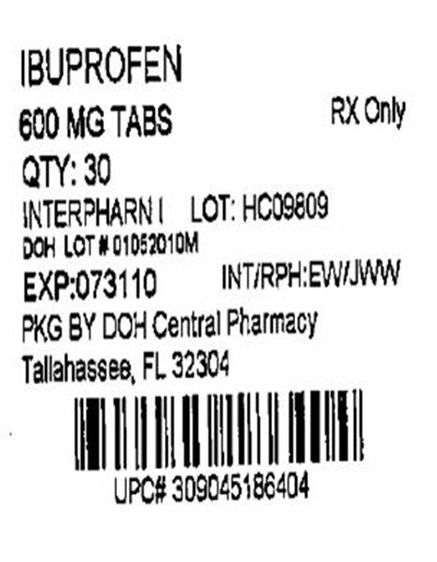 Principal Display Panel 600mg (Ibuprofen 600mg(major))
